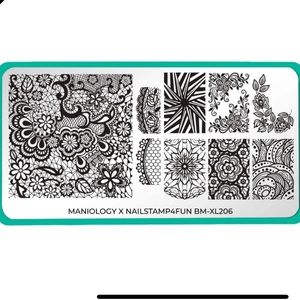 Maniology Stamping Plate BM-XL206 - new